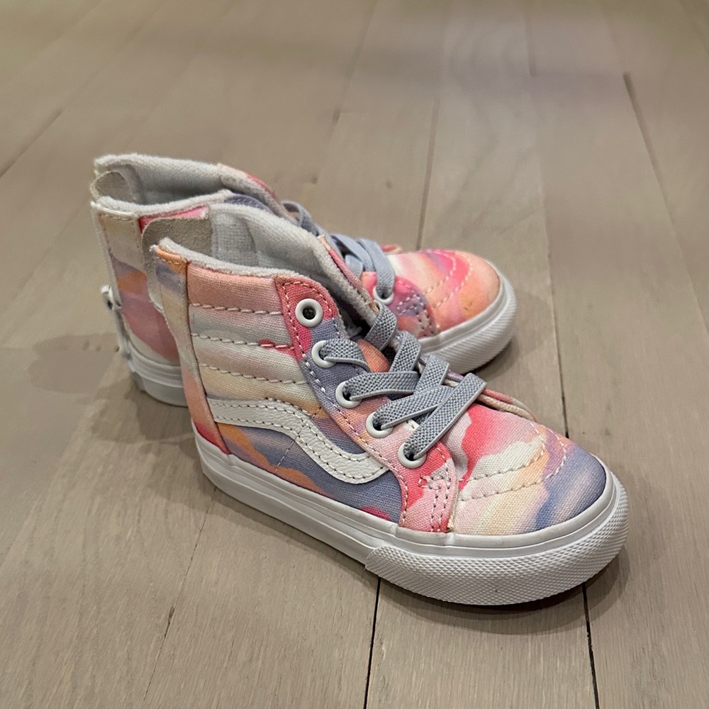 Vans Toddler High-Top Sneakers - Pink and Purple